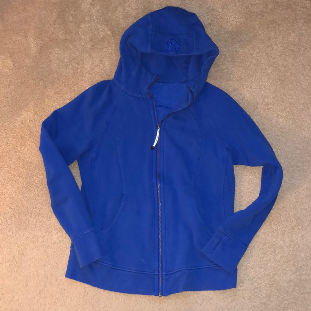 Lulu lemon Royal blue scuba zip